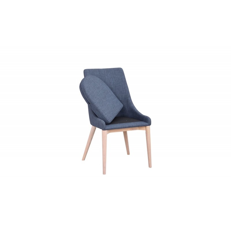 RO Be Dining Chair Blue/White Pigmented